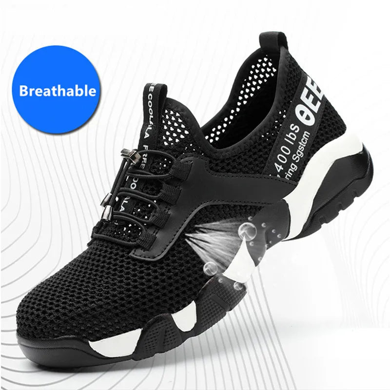 summer safety shoes breathable work shoes