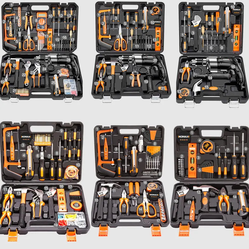 Professional Tools Set Drill Toolkit