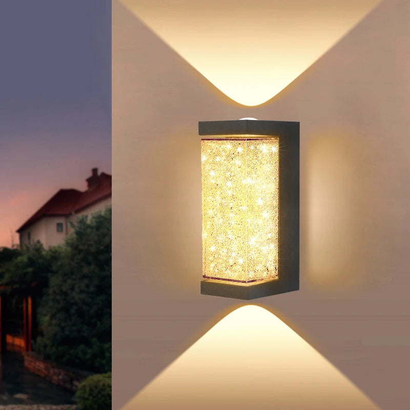 Crystal Wall Light LED outdoor waterproof