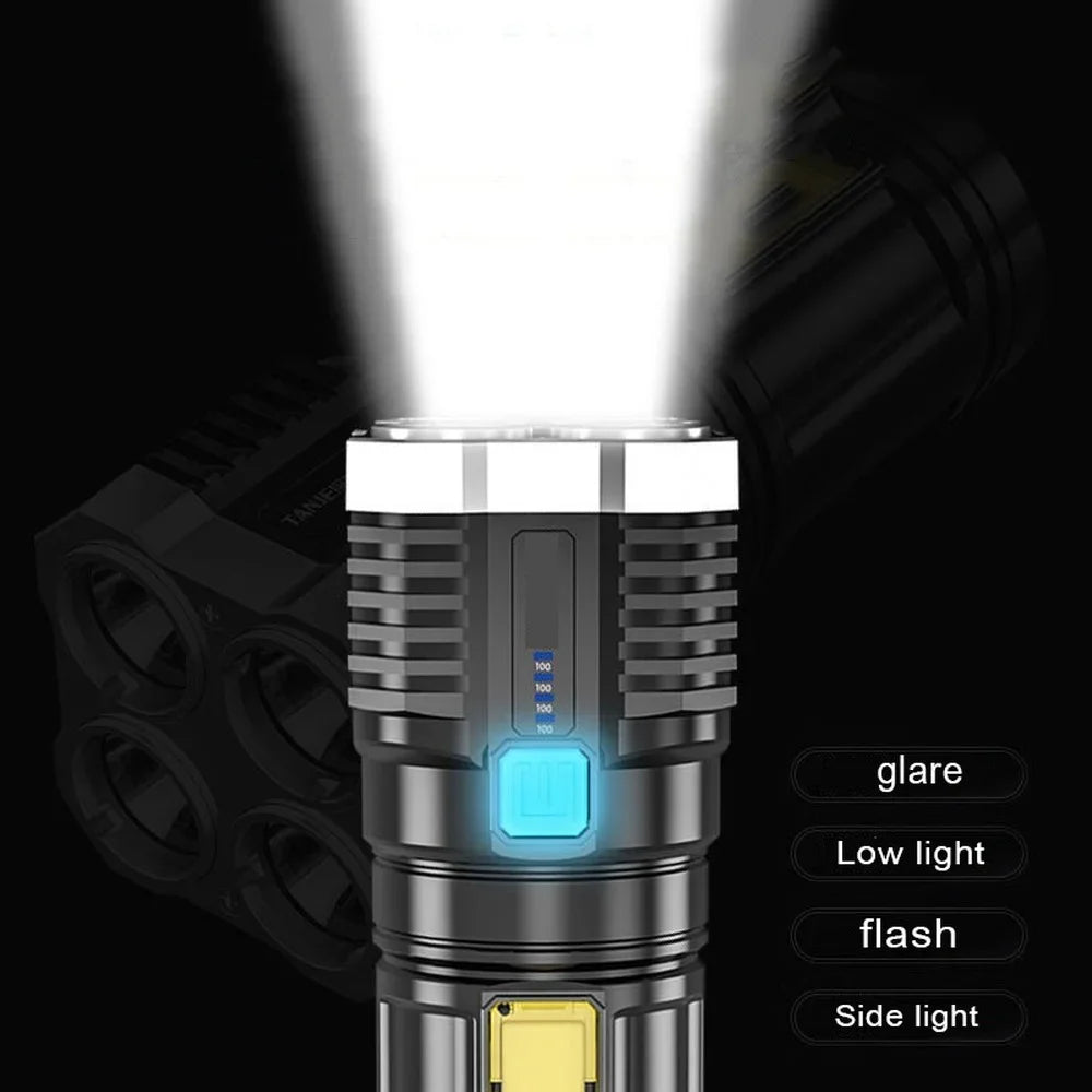 Rechargeable Multifunctional Portable Flashlights & Torches