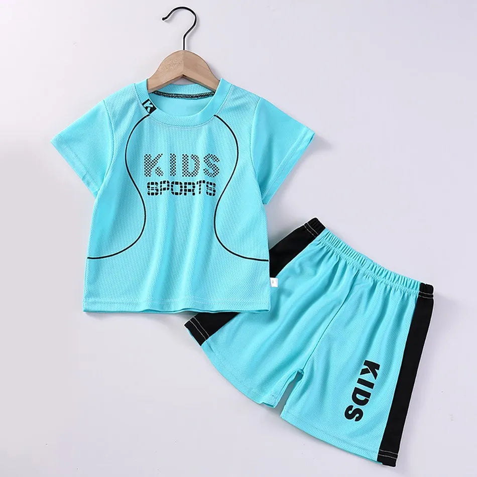 Clothing Set Boy Girl Jersey Quick Drying