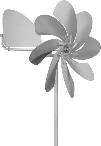 Yard Windmill 360 Degree Rotation Heavy Duty Metal Windmill Outdoor Wind Catcher Garden Sculptures Stainless Steel Windmills