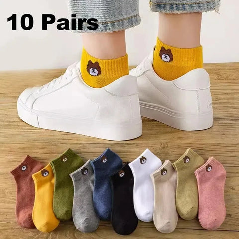 10 Pairs Women Comfortable Socks