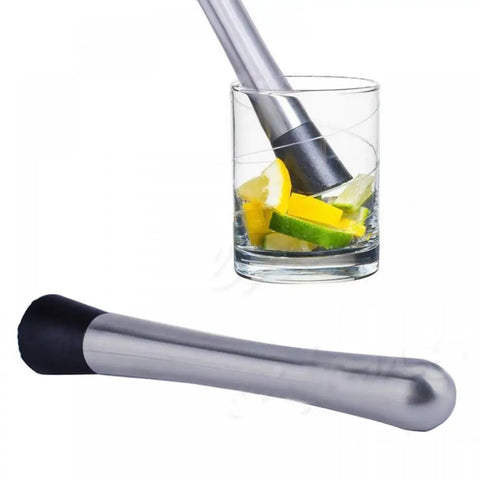 Durable Bartenders Barware Cocktail Recipes Mojito Mint Muddler Ergonomic Customer Favorite Wine Mixing Stick Professional Tool