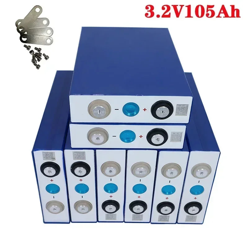 4PCS NEW 3.2V 120Ah lifepo4 battery