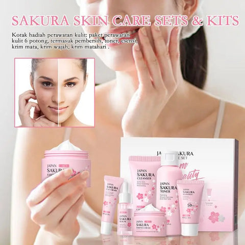 Sakura Skin Care Set Facial Cleanser