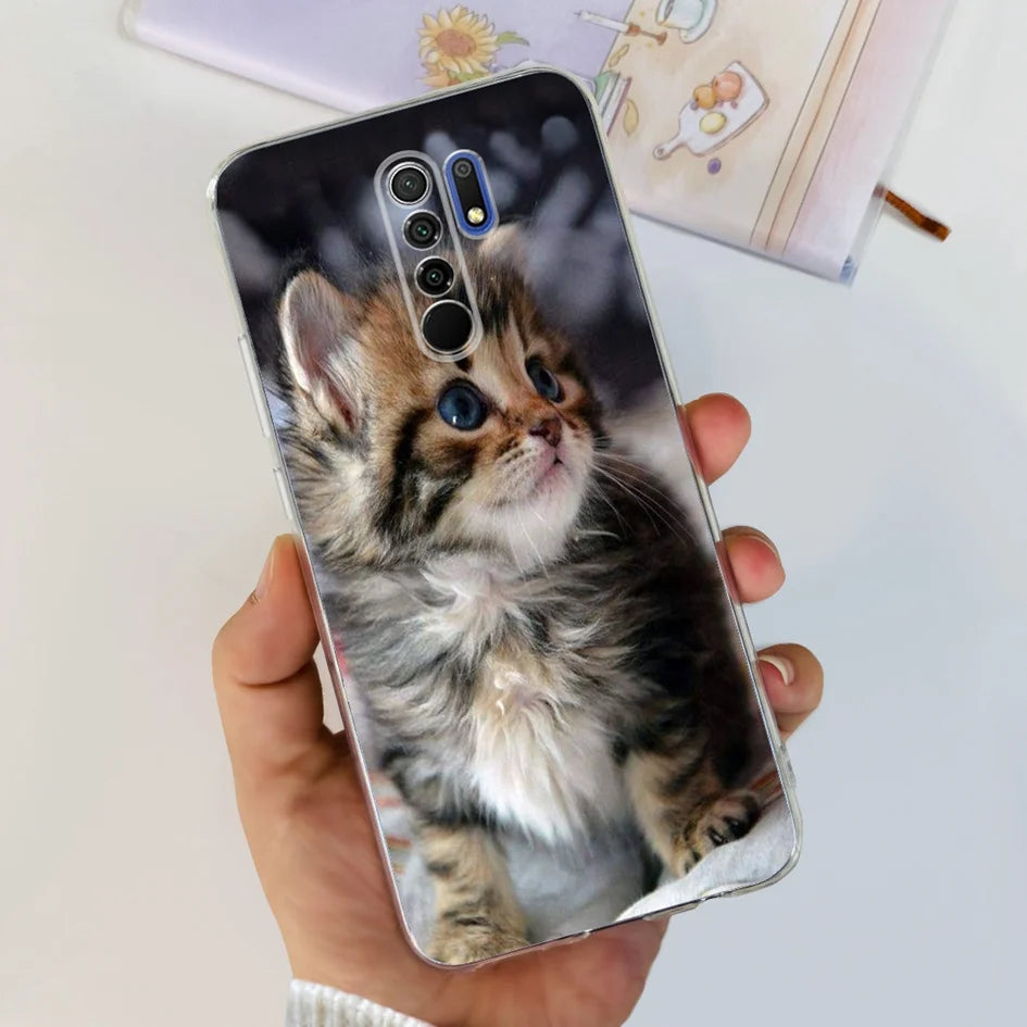 For Xiaomi Redmi 9 Prime Case Fashion Marble Soft Silicone Transparent Phone Back Cover For Xiaomi Redmi 9 Bumper on Redmi9 Capa