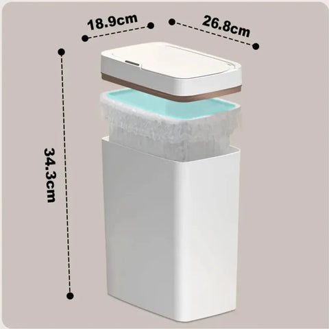 Bathroom Smart Sensor Trash Can Garbage Bucket for Kitchen Toilet Waterproof