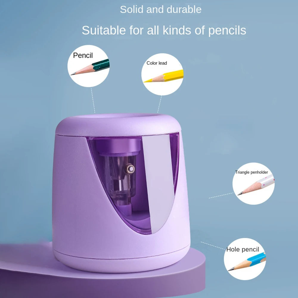 Automatic Electric Pencil Sharpener Multi-Function Heavy Duty