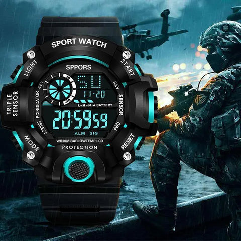 Men Sports Multifunction Life Digital Watch