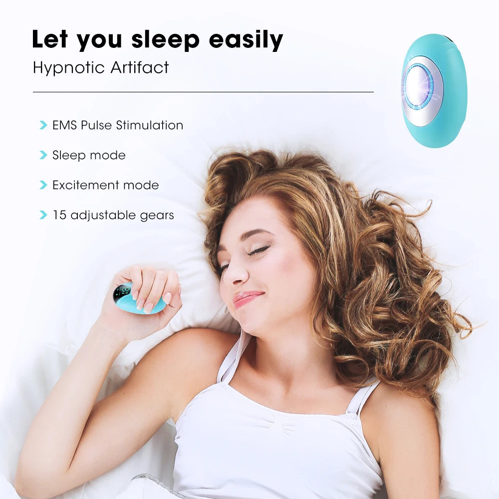 Handheld Sleep Aid Device Micro Current Intelligent Help Sleep Devices for Sleep Massager Relief Anxiety Stress Hypnosis Tool