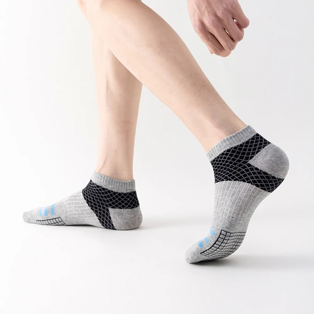 Male Short Ankle Athletic Socks