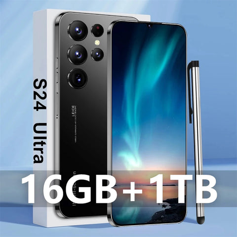 Hot New S24 Ultra Smart phone 6.8 inch Full Screen 4G/5G Cell Phone 16TB+1TB 7800mAh Mobile Phones Global Version Celulares