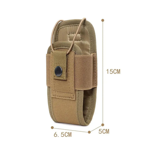 Outdoor Tactical Walkie-talkie Protective Case For MOLLE Waist Bag Holder Portable Interphone Carry Bag For Hunting Climbing