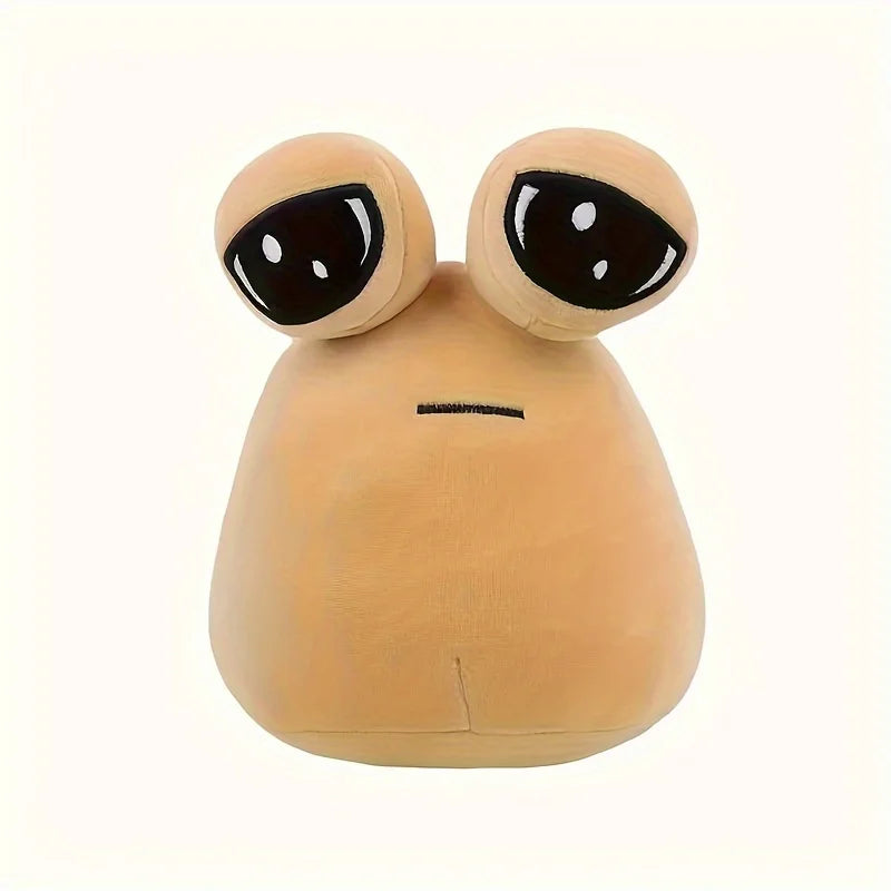 3pcs My Pet Alien Pou Plush Toy One Big Alien and Two Little Alien Pou Plush Doll Funny Game Anime Figure Plush Toy Chidren Gift