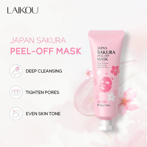 LAIKOU 24K Gold Sakura Peeling Face Mask