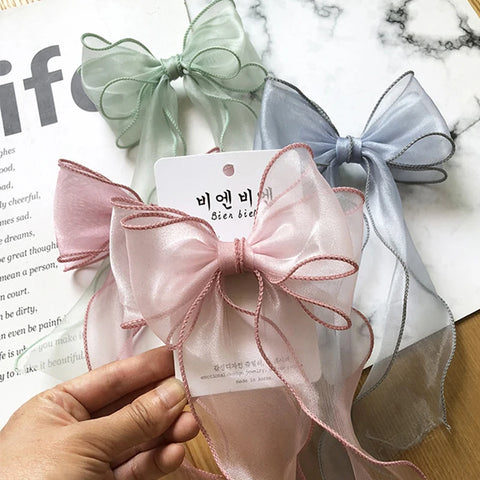 5m Solid Color Organza Ribbon Wavy Edge Ribbon For Flower Bouquet Gifts Packaging