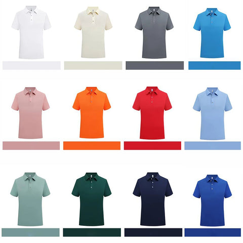 Blank Black Classic Uniform Polo T Shirt Men Wholesale Bulk Summer Formal Collar T-shirt For Men Casual Camiseta Polos De Hombre