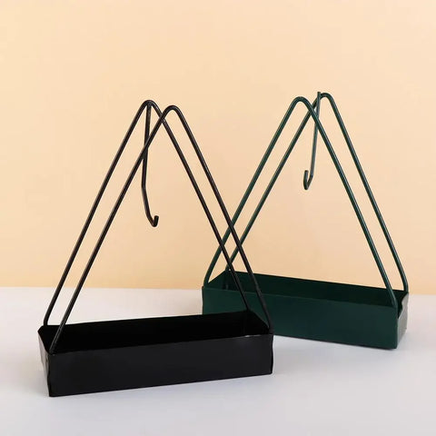 Portable Vertical Triangle Coil Tray Rustproof Triangular Shape Iron Mosquito Coil Holder Durable Mosquito Incense Rack Bedroom