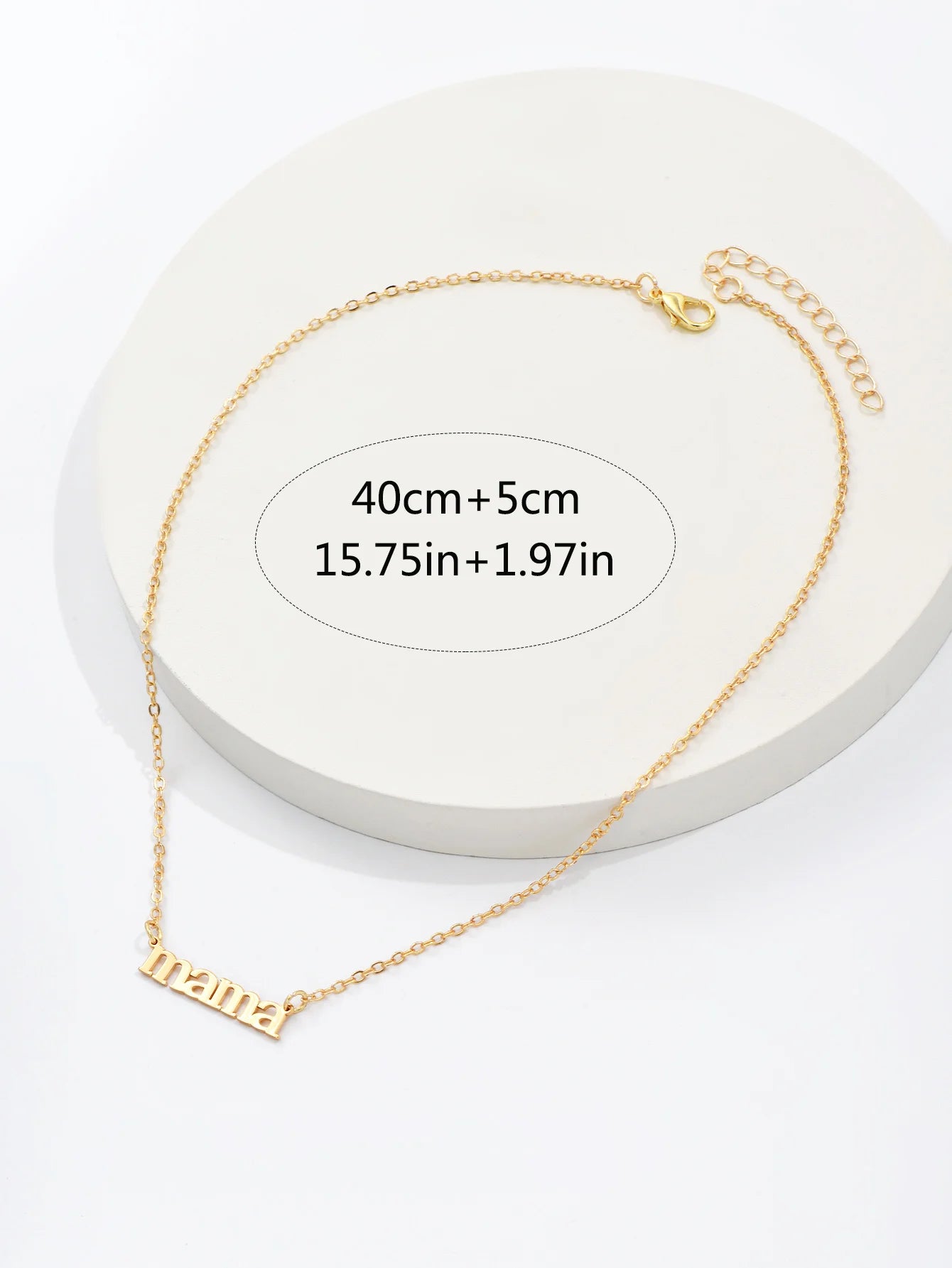 Mother's Day Mama Letter Pendant Necklace For Women Mom Nameplate Clavicle Chain Choker Personality Jewelry New Gifts