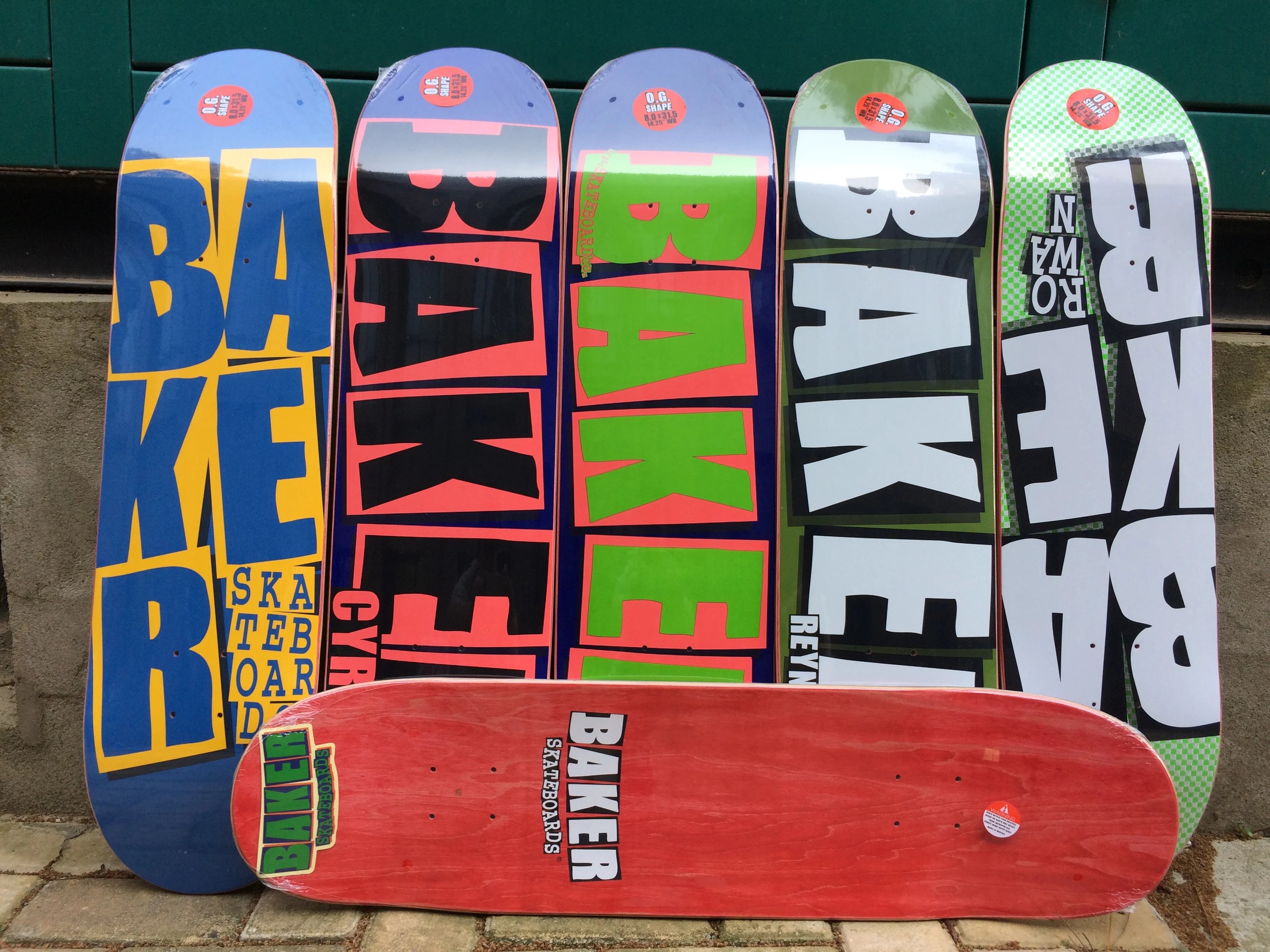 Baker Skateboard deck Add Griptape 100% Canada Maple Double Rocker7.75/8.0/8.125/8.25/8.3/8.5 Inch Size  Pro Skate  High Quality