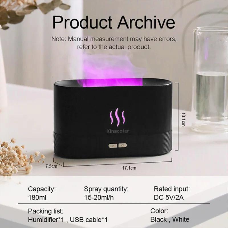 Kinscoter Aroma Diffuser Air Humidifier Ultrasonic Cool Mist Maker