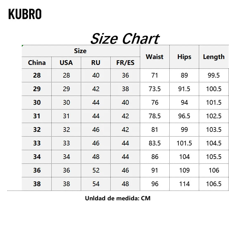 KUBRO 2024 Spring Fashion Slim Jeans Men's Business Casual Straight Denim Trousers High Quality Soft Versatility Small Leg Pants