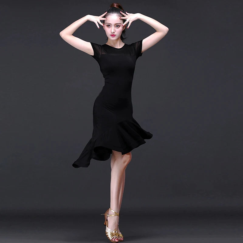 Sexy Summer Short-sleeved Performance Skirts Party Dresses Wear Line