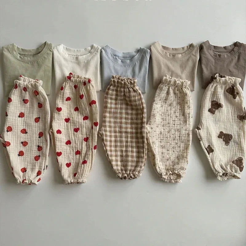 Boys and Girls' Cotton Baby Pants