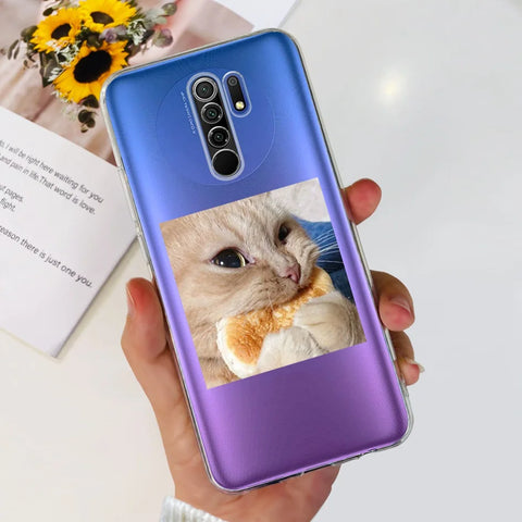 For Xiaomi Redmi 9 Prime Case Fashion Marble Soft Silicone Transparent Phone Back Cover For Xiaomi Redmi 9 Bumper on Redmi9 Capa