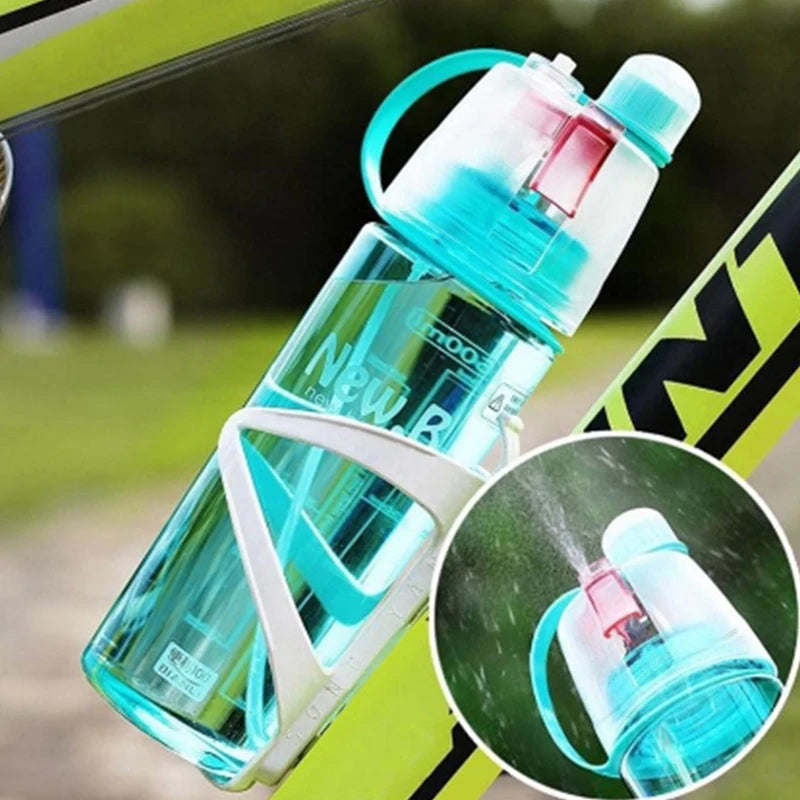 Sports Water Bottle Spray Cup Outdoor Portable Kettles Jug