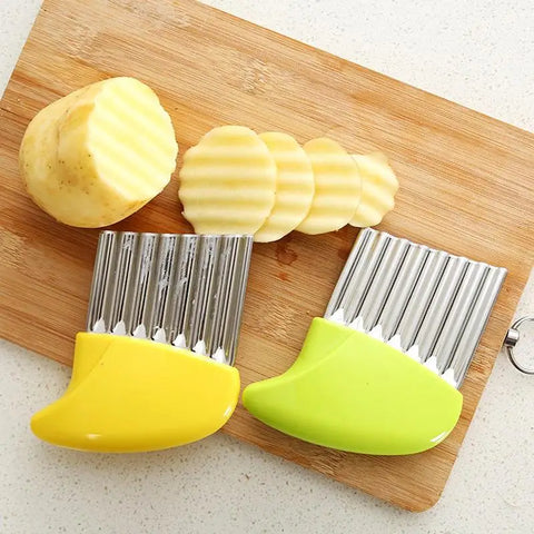 Creative Potato Chip Slicer Cutter Vegetable Fruit Corrugated