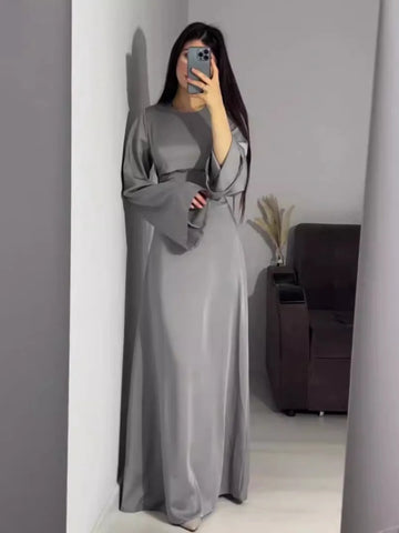 Spring Eid Muslim Dress Women