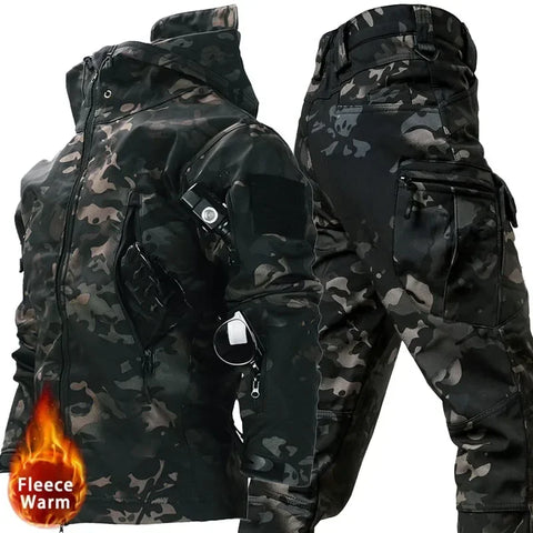 Waterproof Windproof Tactical Hiking Jackets Set