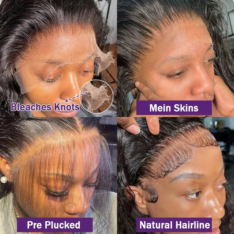 Human Hair Wig Pre Plucked For Black Women