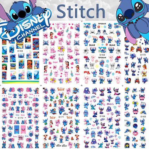 Anime Lilo & Stitch Nail Stickers