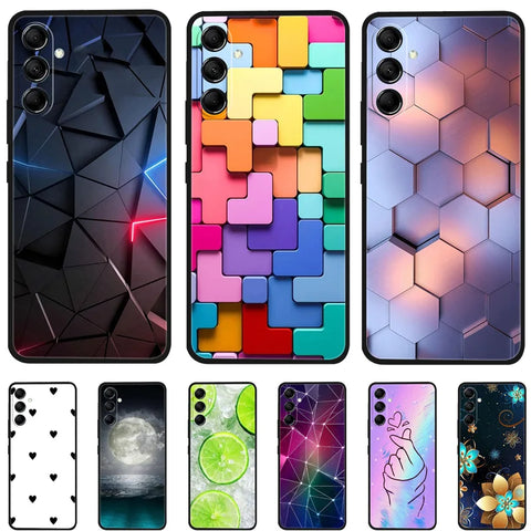 For Samsung A25 / A15 Case Silicone Luxury Space Soft Bumper for Samsung Galaxy A15 4G 5G Phone Cover TPU Funda A 25 Fashion Bag