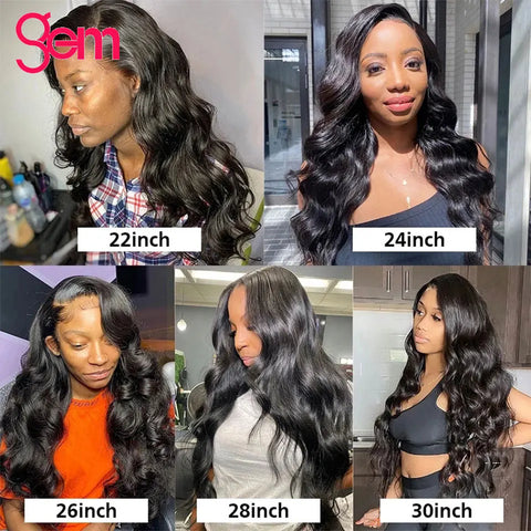 Body Wave Bundles Human Hair Brazilian Weaving Hair Glueless Weave Black 3 4 Bundles Deal Natural 30 Inch Bundle Hair Extensions