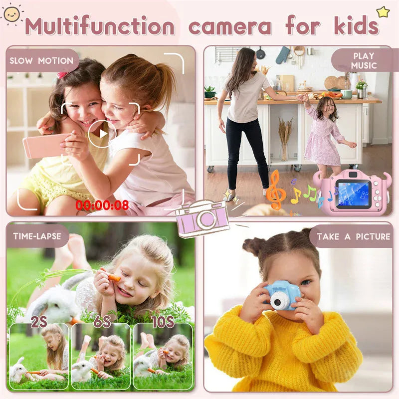 20MP Dual Lens HD 1080P Kids Digital Camera