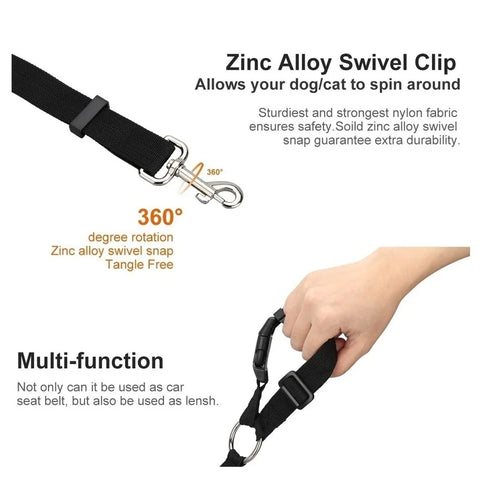 Car Vehicle Seat Belt Pet Safety Leash Leads for Dogs/Cats