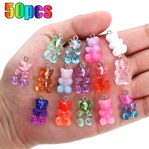 Mini Bear Charms Pendant for Making Cute Earrings Pendant