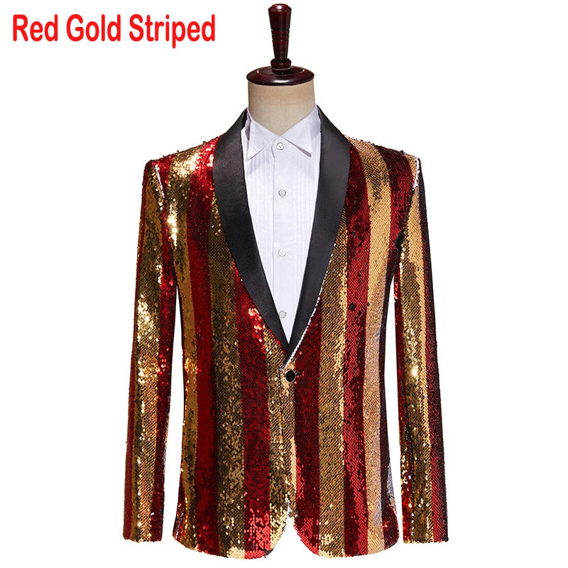 Glitter Blazer Men