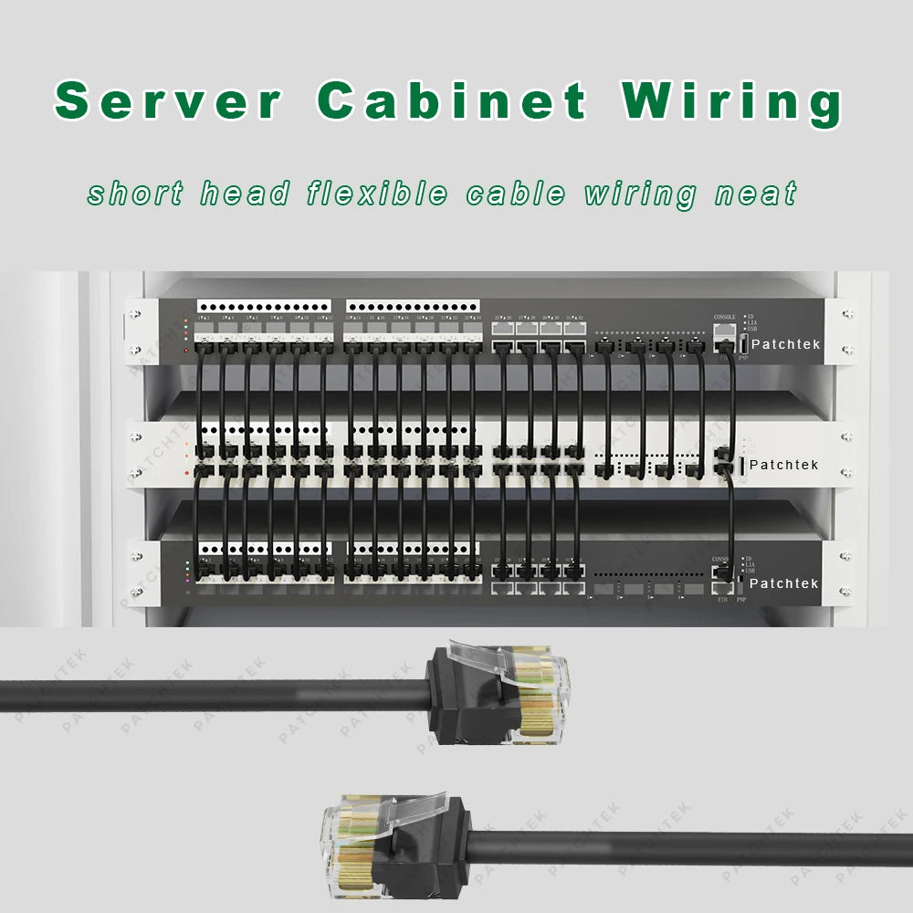 Cat6 UTP Network for Patch Panel to Switch,