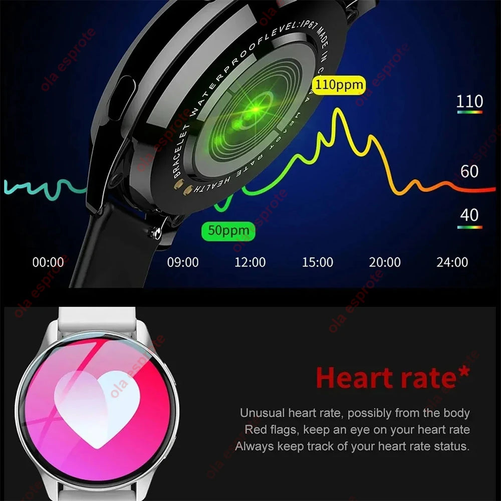 GPS Sport Smart Watch 6 Men Woman Custom Dial 1.32'' Screen Bluetooth Call Heart Rate Health Monitoring For Watch 6 Pro 2024 New