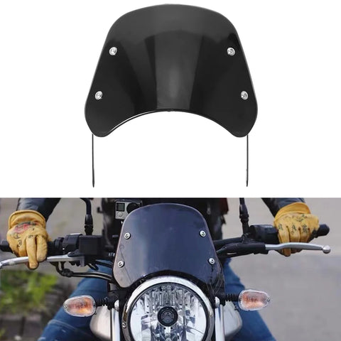 Motorcycle Windshield Wind Deflector Windscreen Universal for Harley Honda Yamaha Kawasaki Suzuki