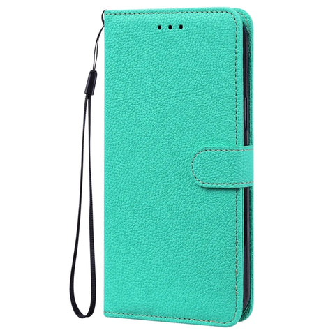 Flip Case for Samsung Galaxy S22 S21 S20 S10 S9 S8 Plus Lychee Pattern PU Leather Wallet Case for Galaxy S20FE S21FE S22 Ultra