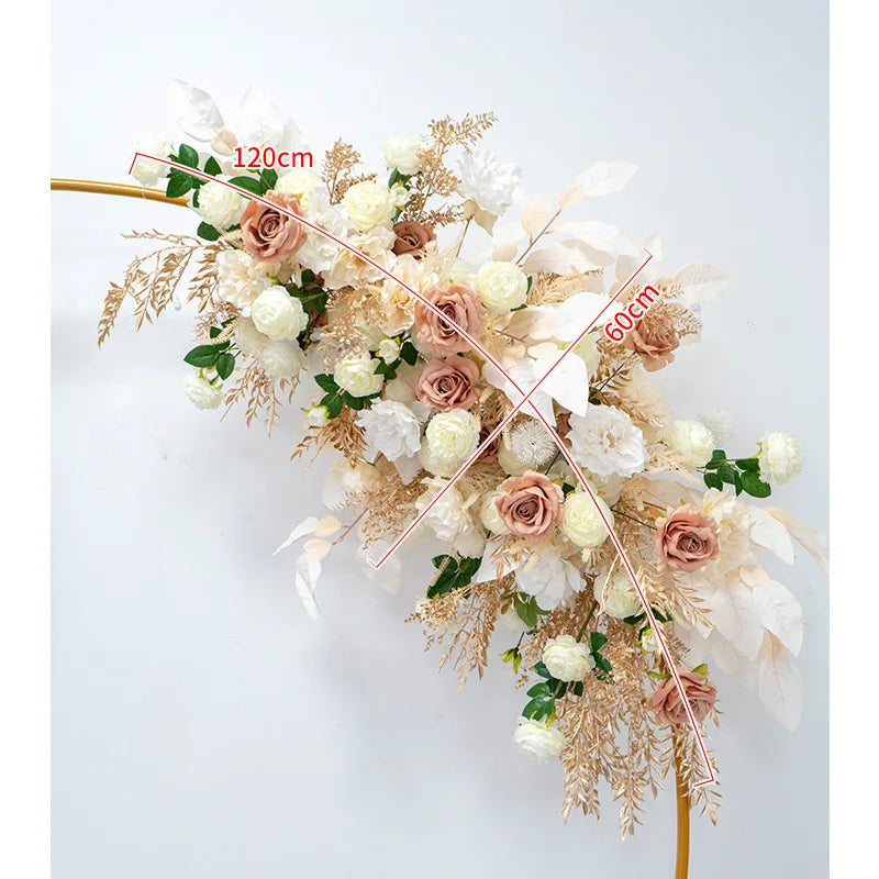 Wedding Decoration Flower Row Road Leading Flower Ball Arch Arrangement