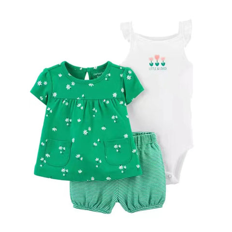 Summer Baby Girls Clothes Set