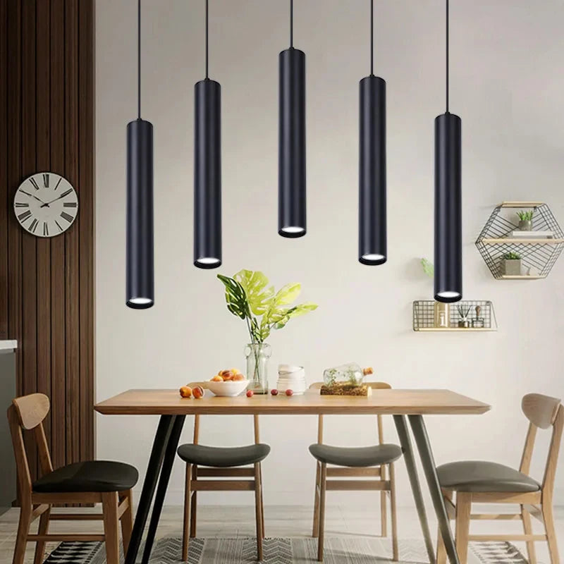 Modern Pendant Lights LED Cylindrical