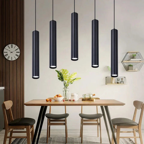 Modern Pendant Lights LED Cylindrical